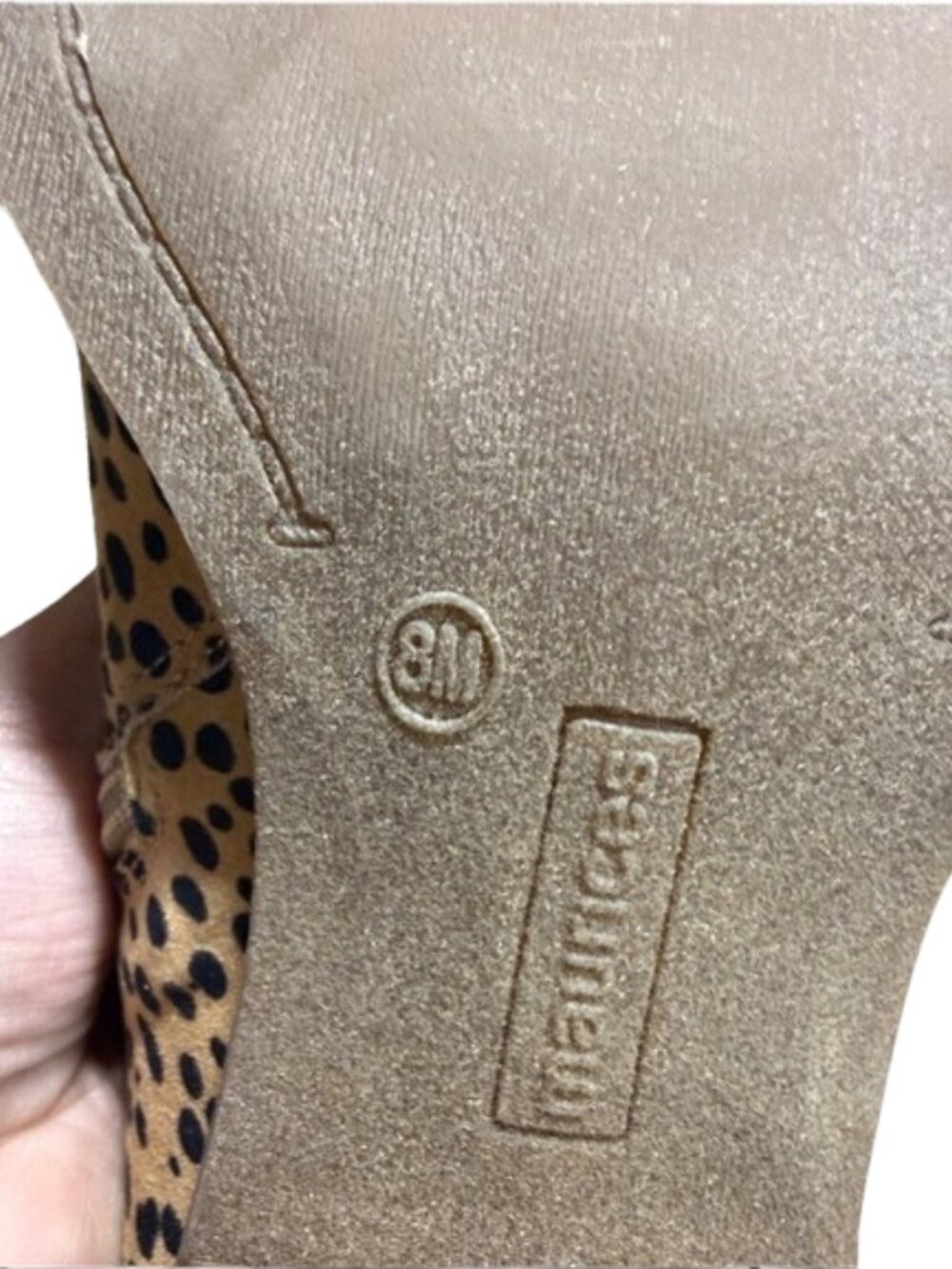 Maurices Amanda Leopard Stitch Low Side Shootie Women's Size 8 - Picture 4 of 8